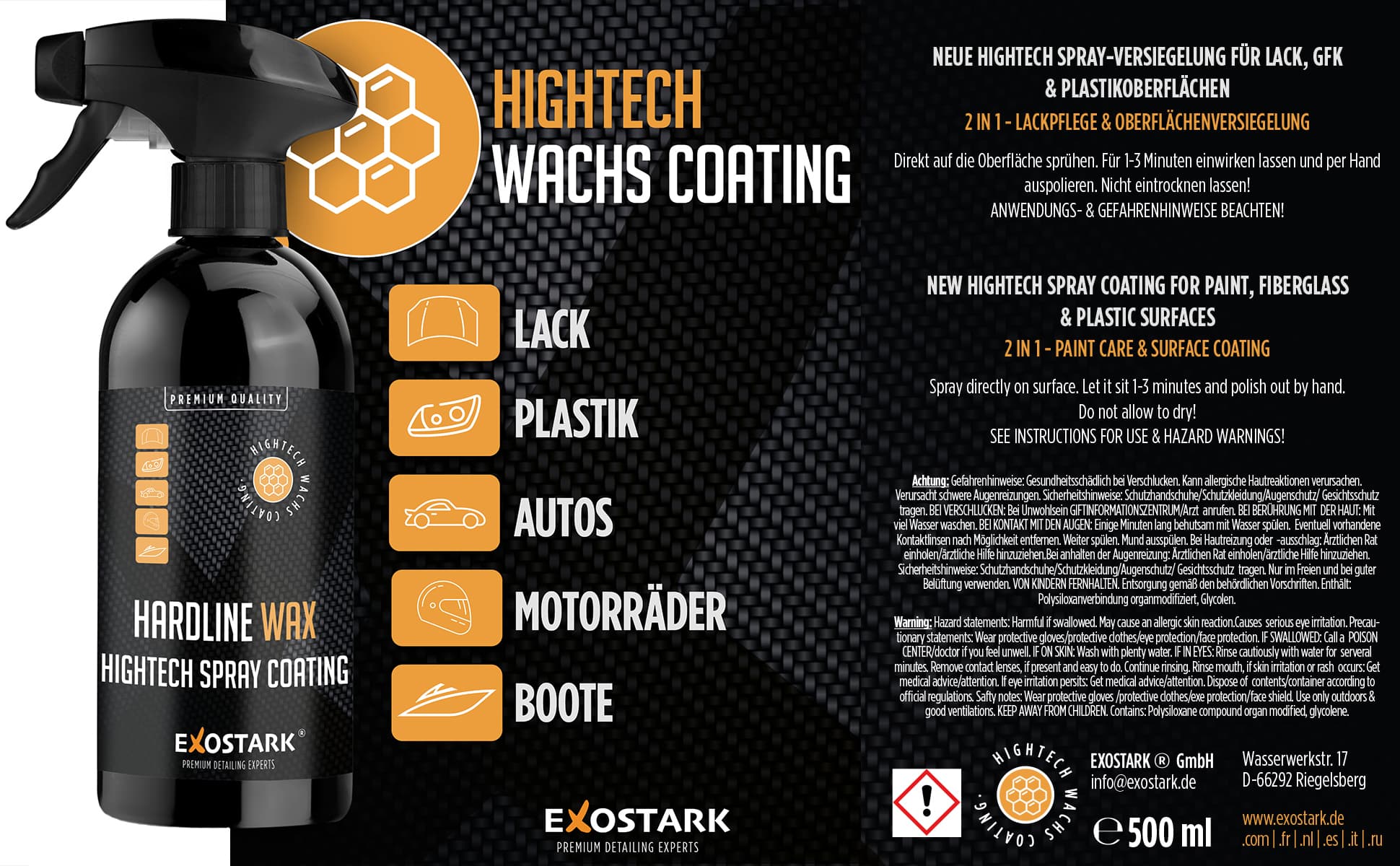 Hardline Wax – Produktlinie