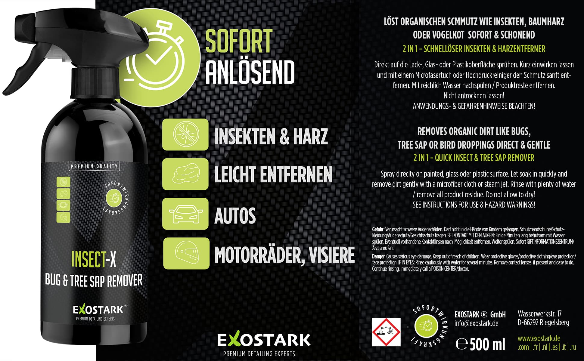 Insect X – Produktlinie