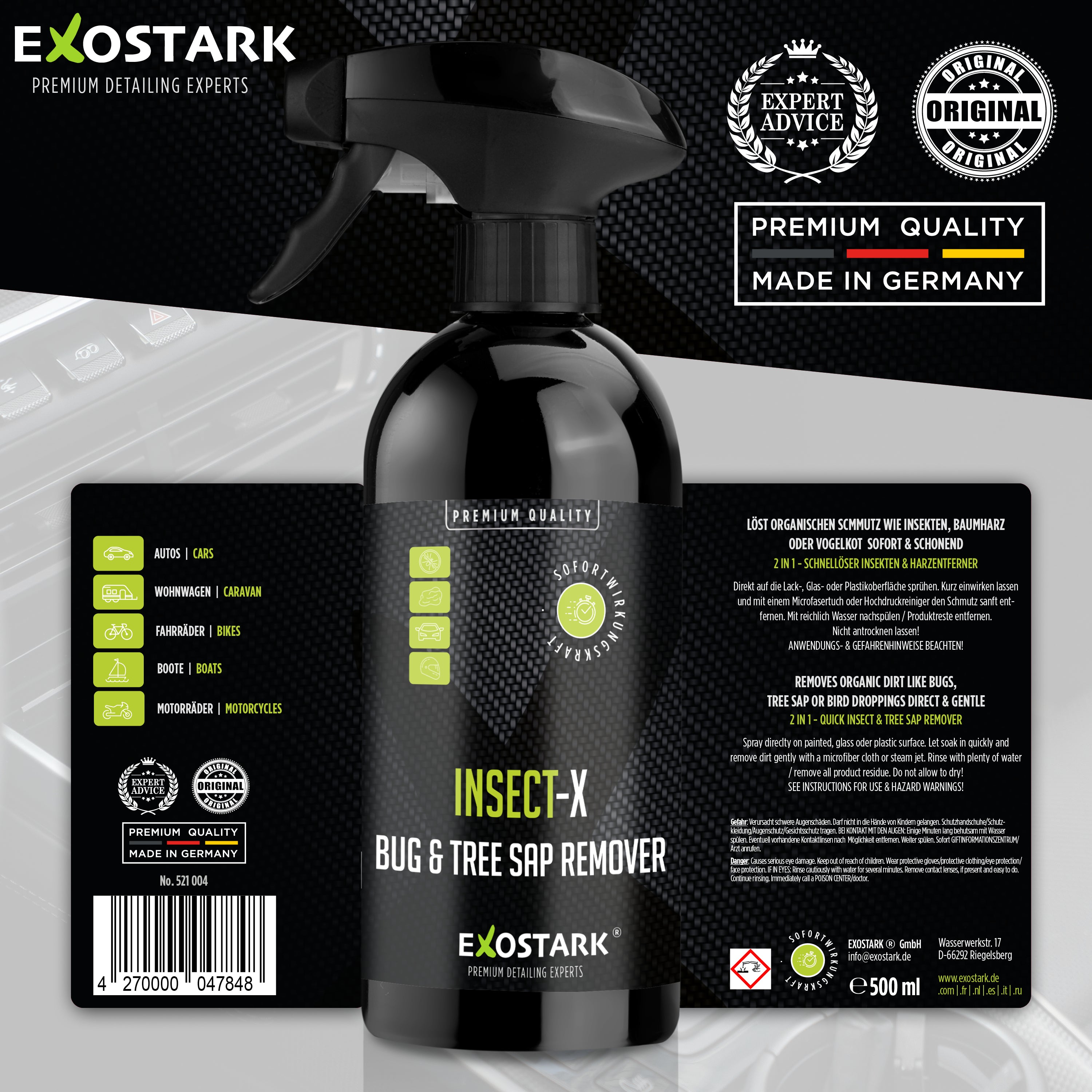 Insect-X  Bug & Tree Remover 500 ml