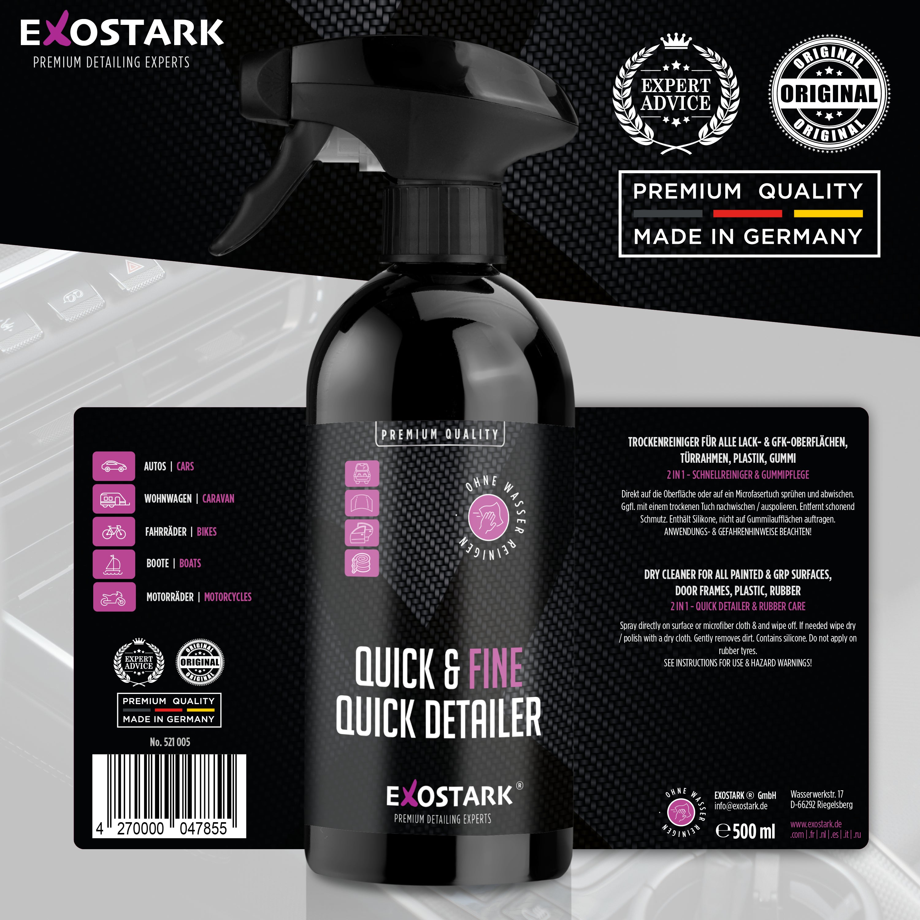Quick & Fine Detailer 500ml