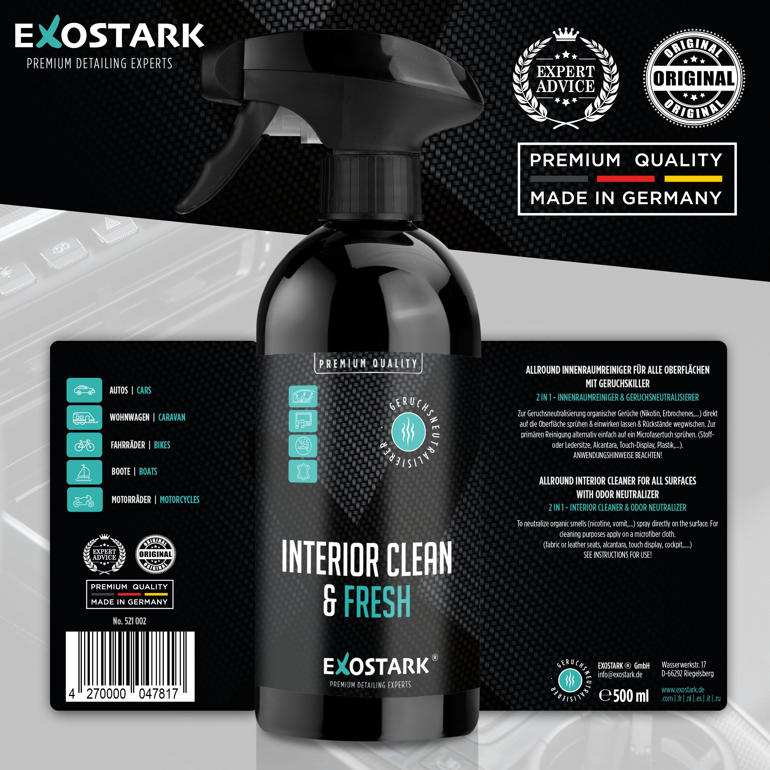 Interior Cleaner 500ml